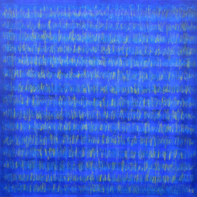 Arbre 1 - 100 x 100 cm - acrylique et huile