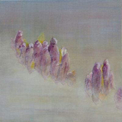 Désert 1 - 50 x 50 cm - acrylique & collage