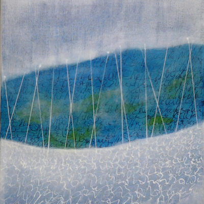 Les Fils du temps 2a - 30 x 24 cm - acrylique et encre