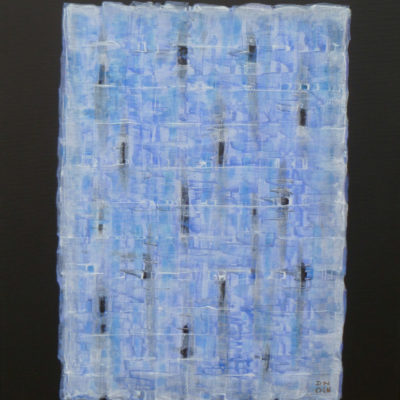 Voile 9 - 65 x 50 cm - acrylique & huile